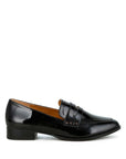 Noshiya Patent Pleather Penny Loafers