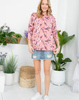 e Luna Allover Floral Sweatshirt