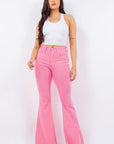 GJG Denim Bell Bottom Jean in Pink Inseam 32