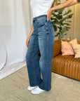 RFM Full Size High Rise Tummy Control Wide Leg Jeans