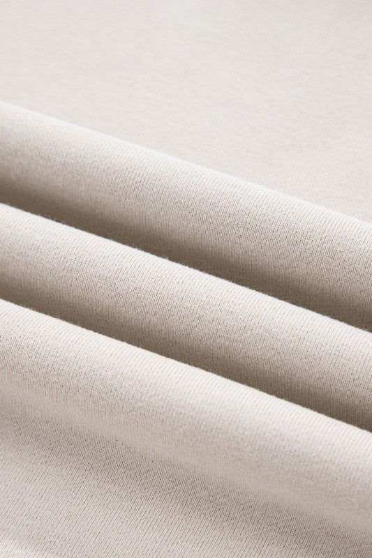 Stripe Colorblock Drop Shoulder Sweatshirt