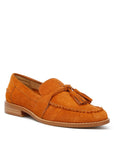 Rhone Tassels Detail Suede Loafers