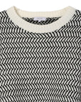 Lilou Herringbone Crew Neck Sweater - Online Only