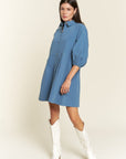 Jade By Jane Washed Denim Style Dress