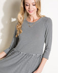 e Luna PLUS Pin Stripe Tunic