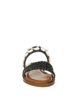 Shellfish Raffia Slip On Sandals