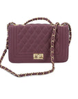 PU Leather Quilted Fashion Bag