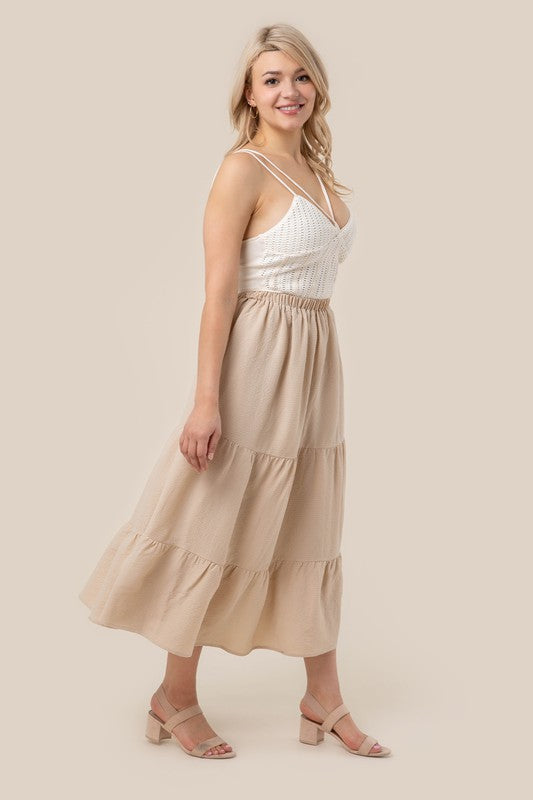 Lilou Tiered Maxi Skirt