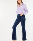 Kancan High Rise Double Waistband Flare Jeans