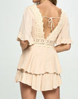 One and Only Collective Flutter Sleeved Romper - Online Only