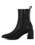 Muskox Square Toe Faux Leather Boots