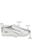 Montek Metallic Lace-Up Sneakers