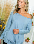 Solid One Shoulder Top - Online Only