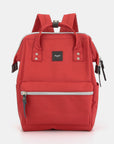 Himawari Water Resistant Canvas Backpack Bag with Side Pockets