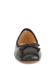 Lutten Square-Toe Bow Ballerinas