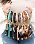 Key Ring ID Wallet Zip Bracelet