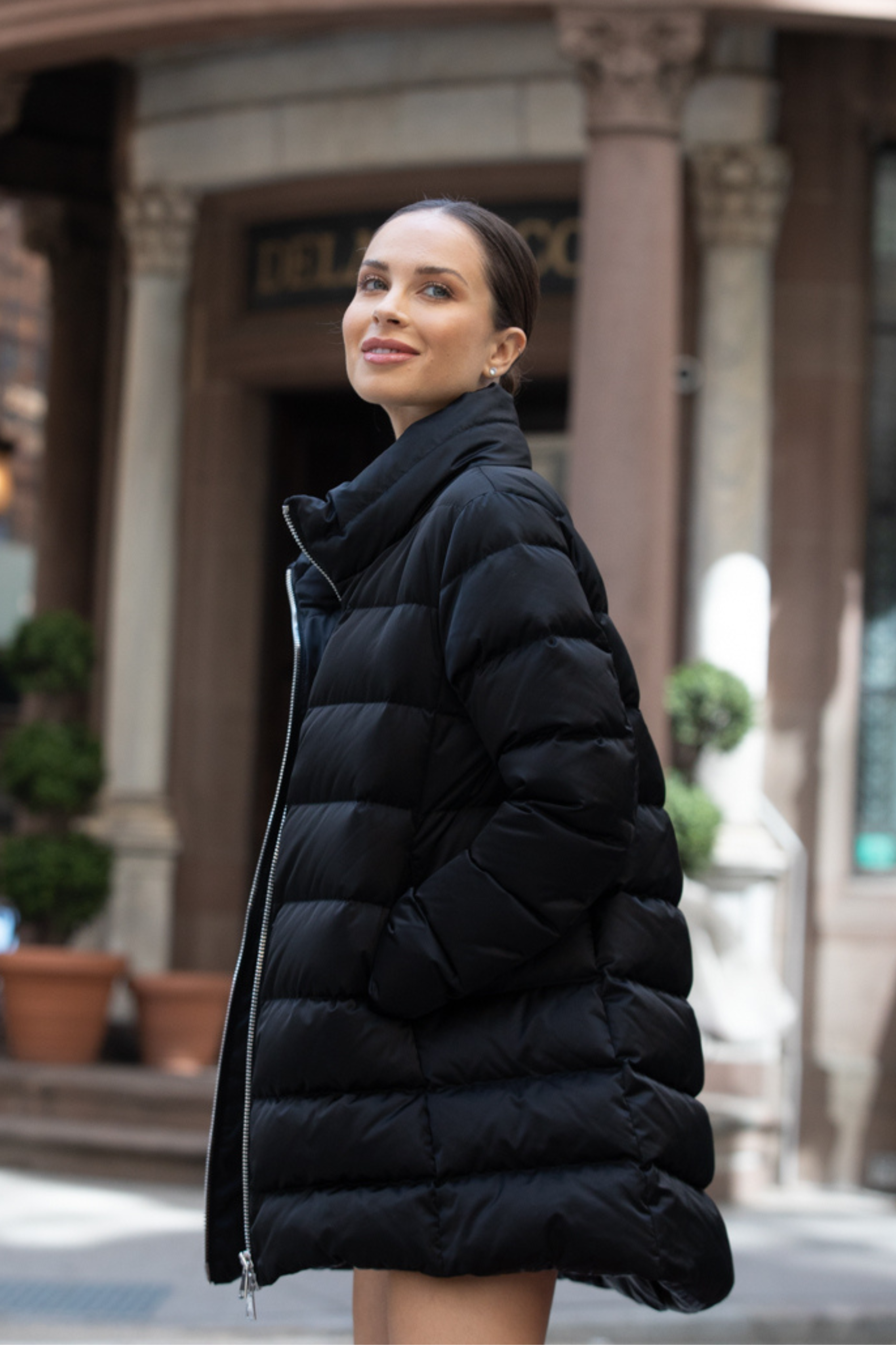 Cotes of London |The Dorchester Down Coat with Chunky Zipper