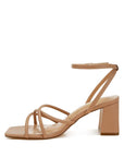 Alyona Low Block Heel Strappy Sandals