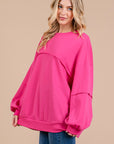 Ces Femme Exposed Seam Long Sleeve Sweatshirt