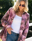 e Luna Tie Dye Button Down Shirts