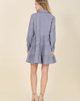 Corduroy Tiered Dress - Online Only