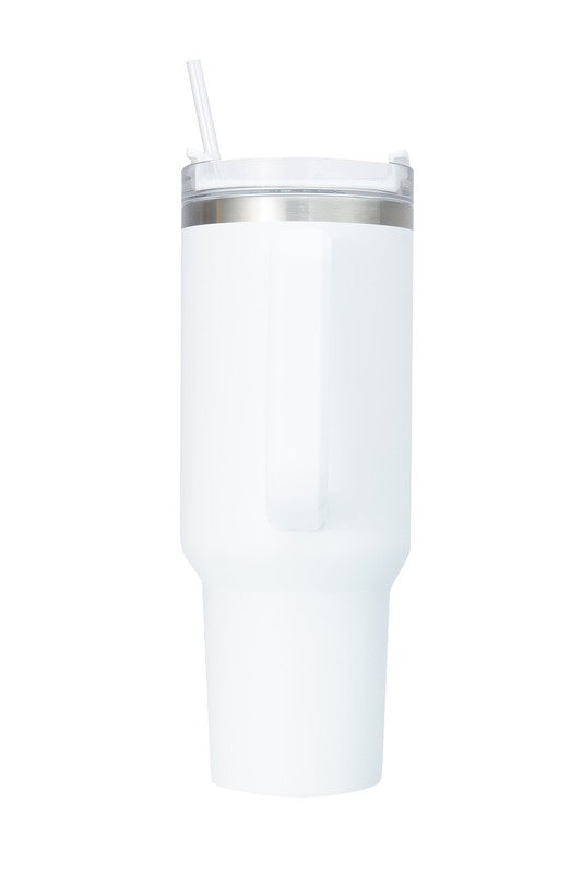 40oz Vacuum-Sealed Insulated Grip Tumbler