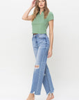 VERVET by Flying Monkey 90's Vintage Super High Rise Flare Jeans