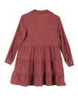 Corduroy Tiered Dress - Online Only