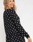 e Luna Polka Dot Tunic Top