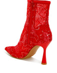 Samia Sequin Lace Boots