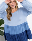 e Luna PLUS Color Block Tiered Swing Top