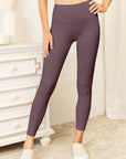 Double Take Wide Waistband Sports Leggings