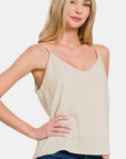 Zenana Two Layered Spaghetti Strap Cami