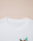 Mallard Drop Shoulder Long Sleeve Pullover Sweater