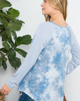 e Luna PLUS Tie Dye Mixed Top