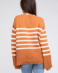 BiBi Ribbed Hem Stripe Sweater