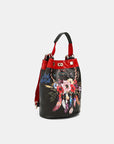 Nicole Lee USA Multifunctional Bucket Bag Backpack