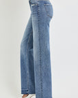 RISEN Full Size High Rise Straight Leg Jeans with Pockets