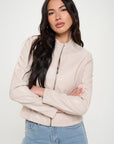 Coalition LA Zip Up Vegan Moto Jacket