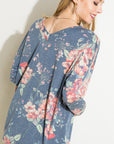 e Luna Floral Loose Fit Boxy Top - My Pampered Life Seattle