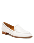 Wolferton Delicate Stud Detail Leather Loafers