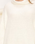 HYFVE Cuddly Cute Turtleneck Oversized Sweater - Online Only