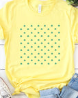 Clover Pattern Graphic Tee PLUS