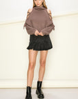 HYFVE Keep Me Close Turtle Neck Cropped Sweater - Online Only