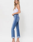 Flying Monkey High Rise Ankle Straight Jeans - Online Only