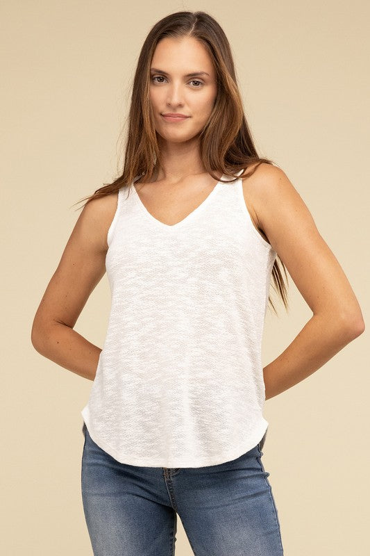 ZENANA V-Neck Sleeveless Cami Top