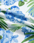 Floral Palm Ruffle Tiered Sleeve Mini Dress