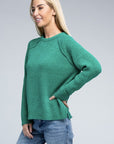 Zenana Raglan Chenille Sweater