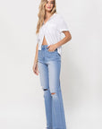 Flying Monkey High Rise Vintage Flare Jeans - Online Only