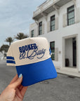 Booked and Busy - Royal Blue Vintage Trucker Hat - My Pampered Life Seattle